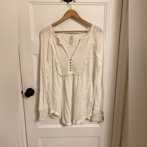 Free People thermal Henley